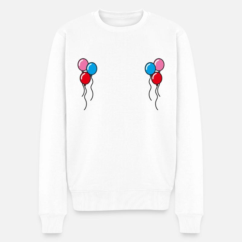 Idée cadeau ballon - Pull Premium bio Homme - blanc