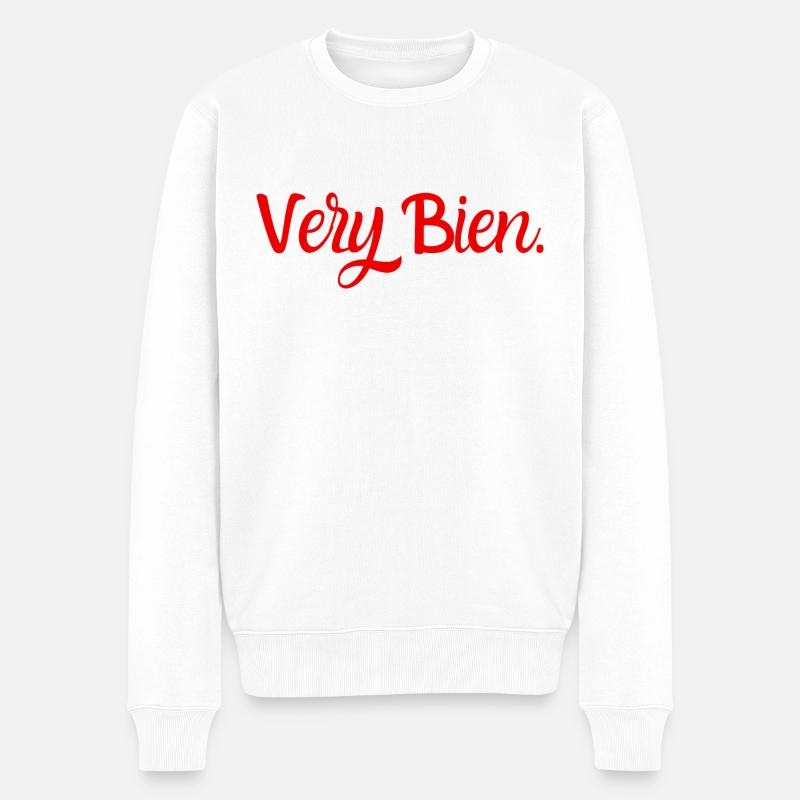 very bien - Pull Premium bio Homme - blanc
