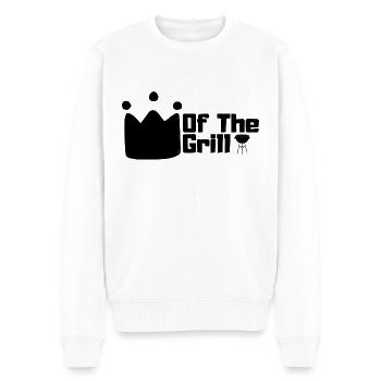 King Of The Grill - Men's Premium Organic Jumper - white - Front - Thijin (182cm)