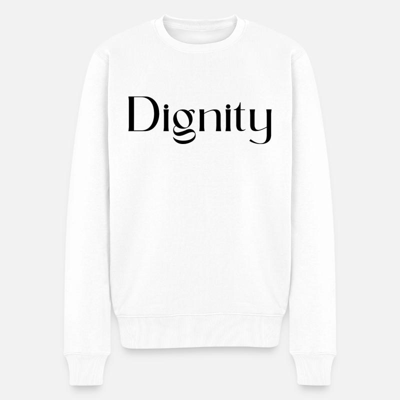 Dignity - Pull Premium bio Homme - blanc