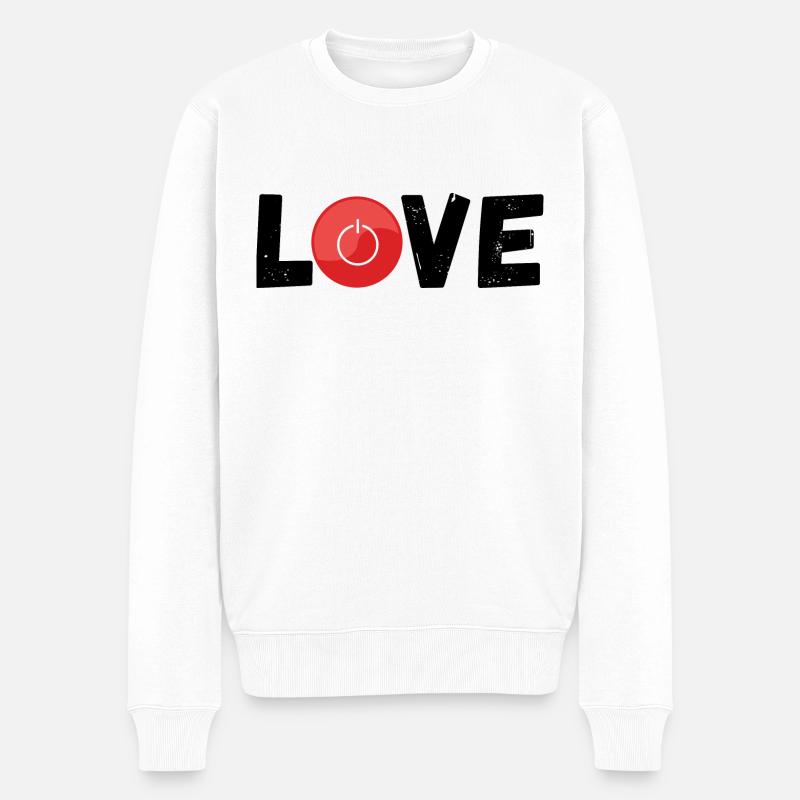 Amour éteint - Pull Premium bio Homme - blanc