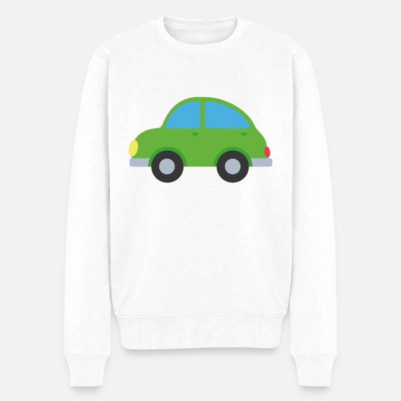 Auto - Männer Premium Bio Pullover - Weiß