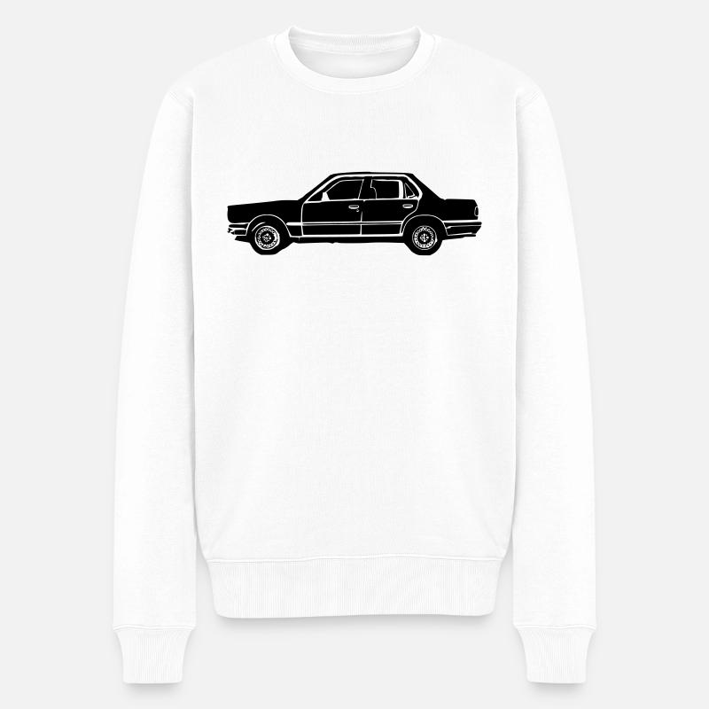 E30 Bearbeiten 1 - Männer Premium Bio Pullover - Weiß