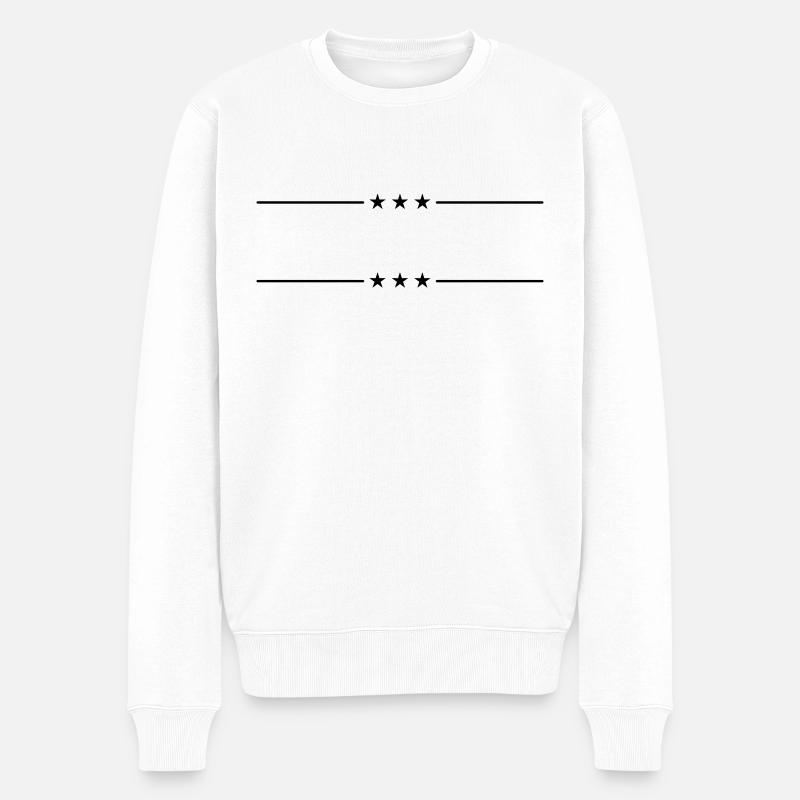 Coup d’étoile gratuit - Pull Premium bio Homme - blanc