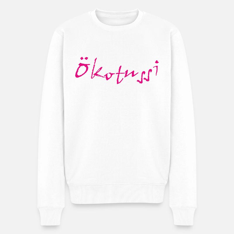Ecotussi 1 - Pull Premium bio Homme - blanc