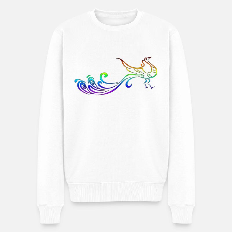 paon - Pull Premium bio Homme - blanc