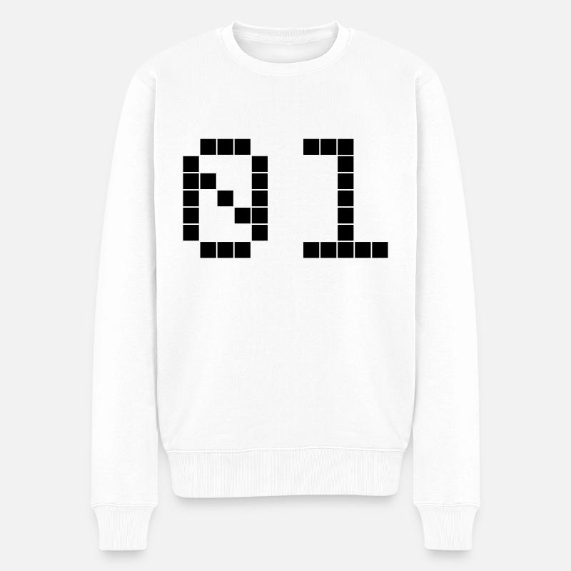 01 - Équipe - Équipage - Pull Premium bio Homme - blanc