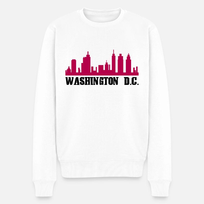 Washington D.C. - Pull Premium bio Homme - blanc