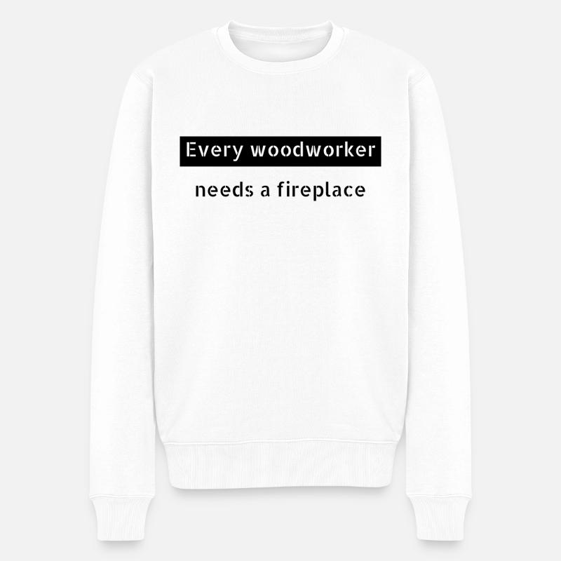 Amateurs Job Forester Présent - Pull Premium bio Homme - blanc