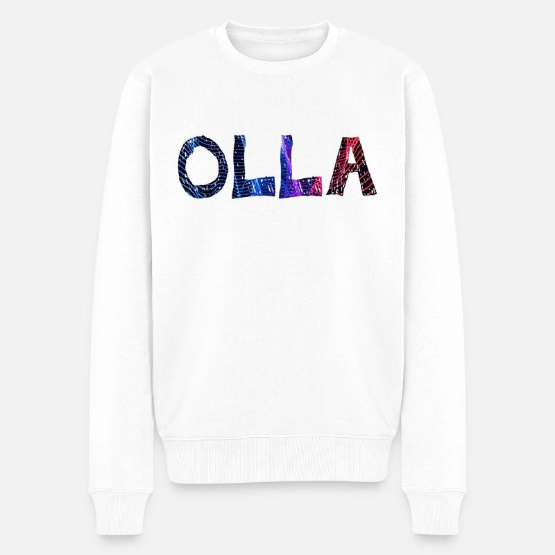 OLLA - Pull Premium bio Homme - blanc