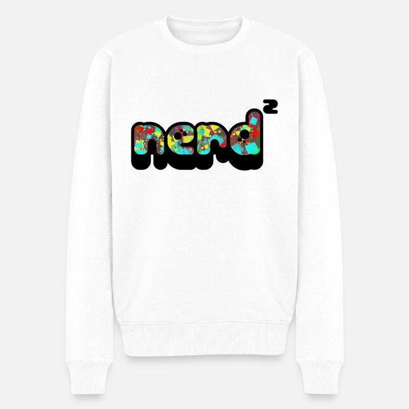 Nerd - Pull Premium bio Homme - blanc