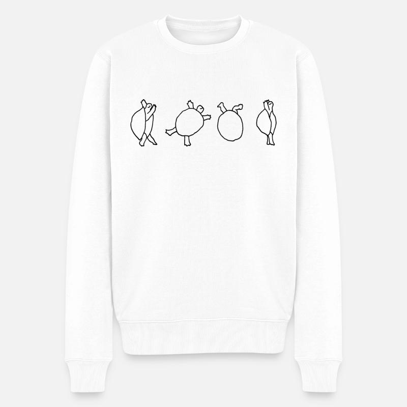 Roue - Pull Premium bio Homme - blanc