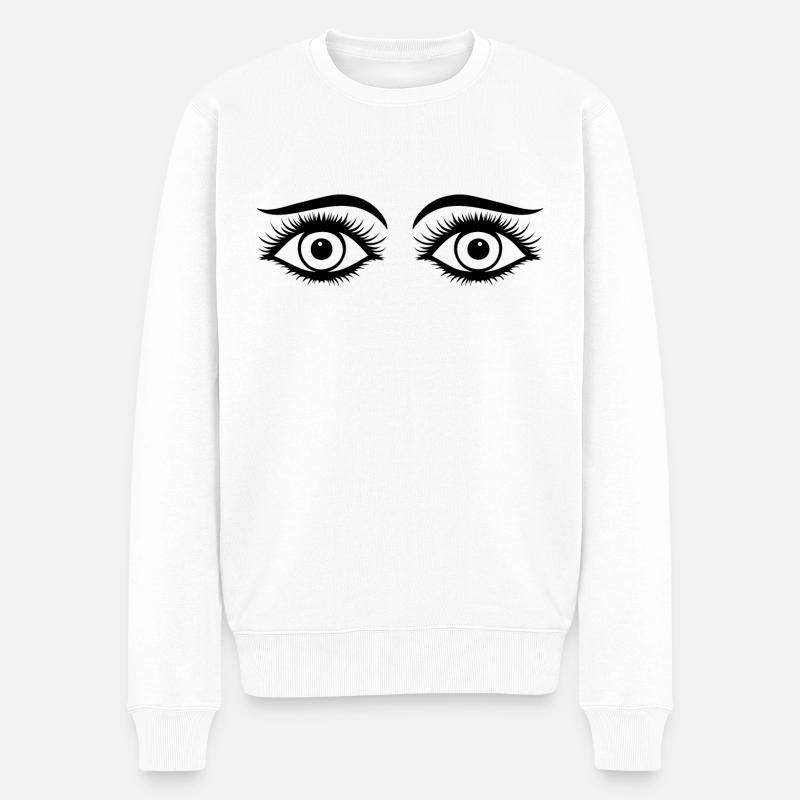 Ophtalmologiste Eye Eyes - Pull Premium bio Homme - blanc