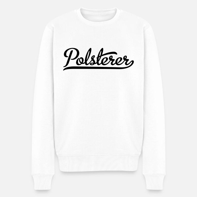 Affiche - Pull Premium bio Homme - blanc