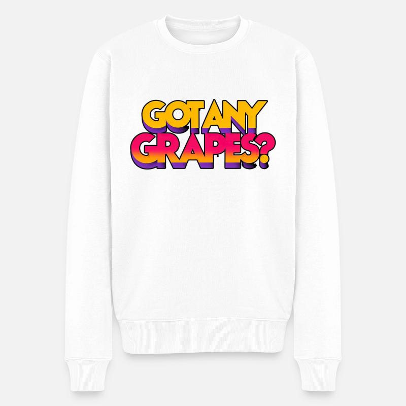Got Any Grapes 5 - Männer Premium Bio Pullover - Weiß