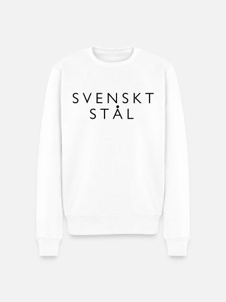 Schwedischer Stahl - Männer Premium Bio Pullover - Weiß