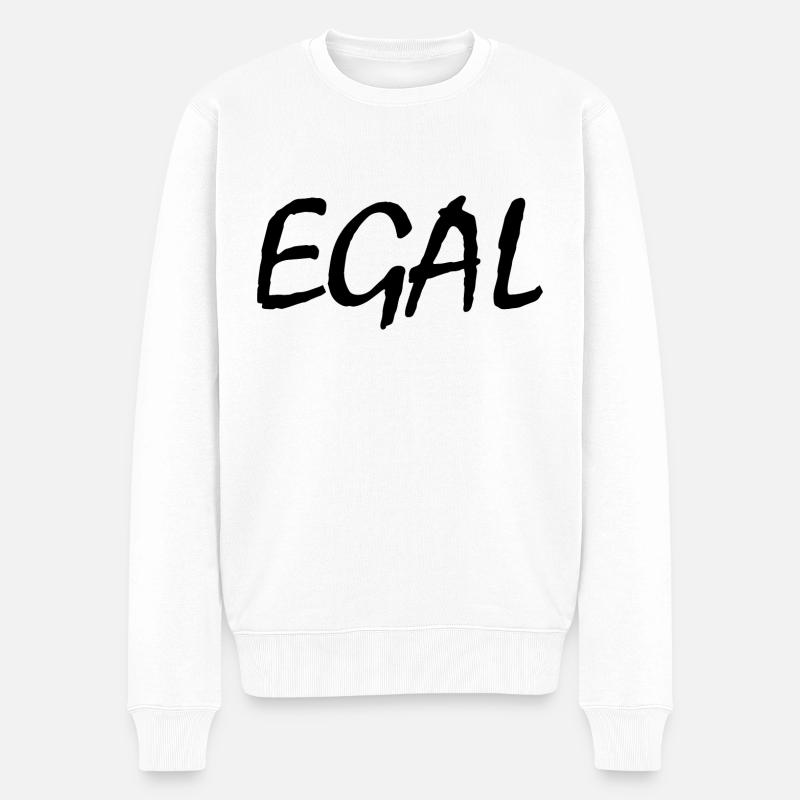 Egal - Männer Premium Bio Pullover - Weiß