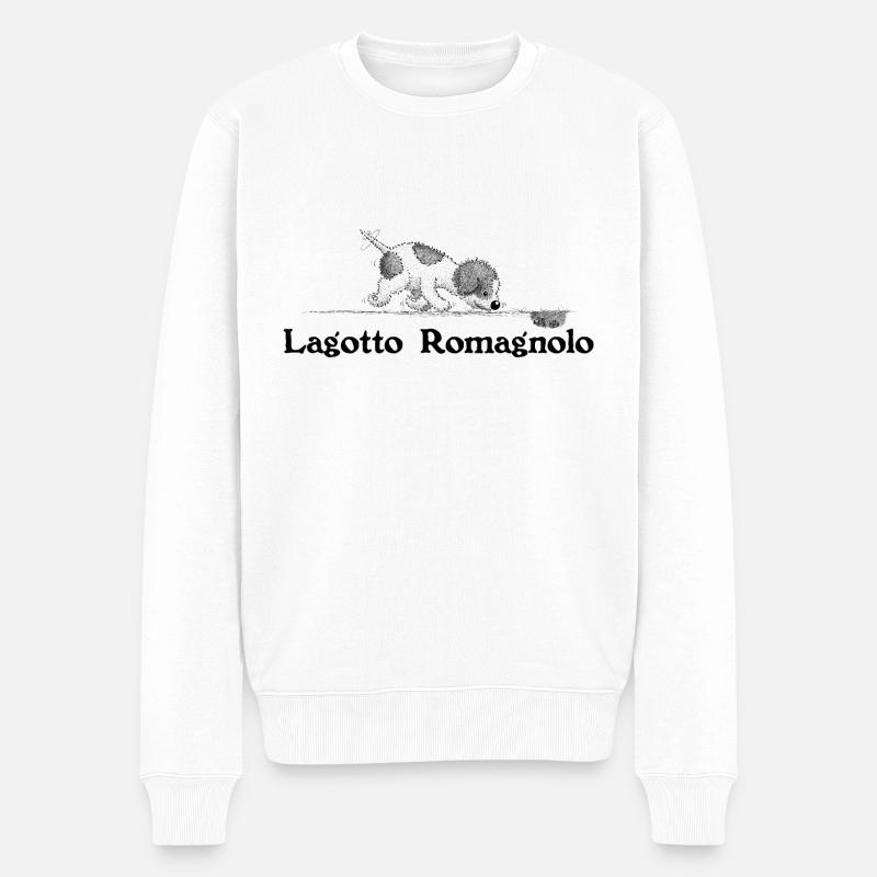 Chien truffier3 - Pull Premium bio Homme - blanc