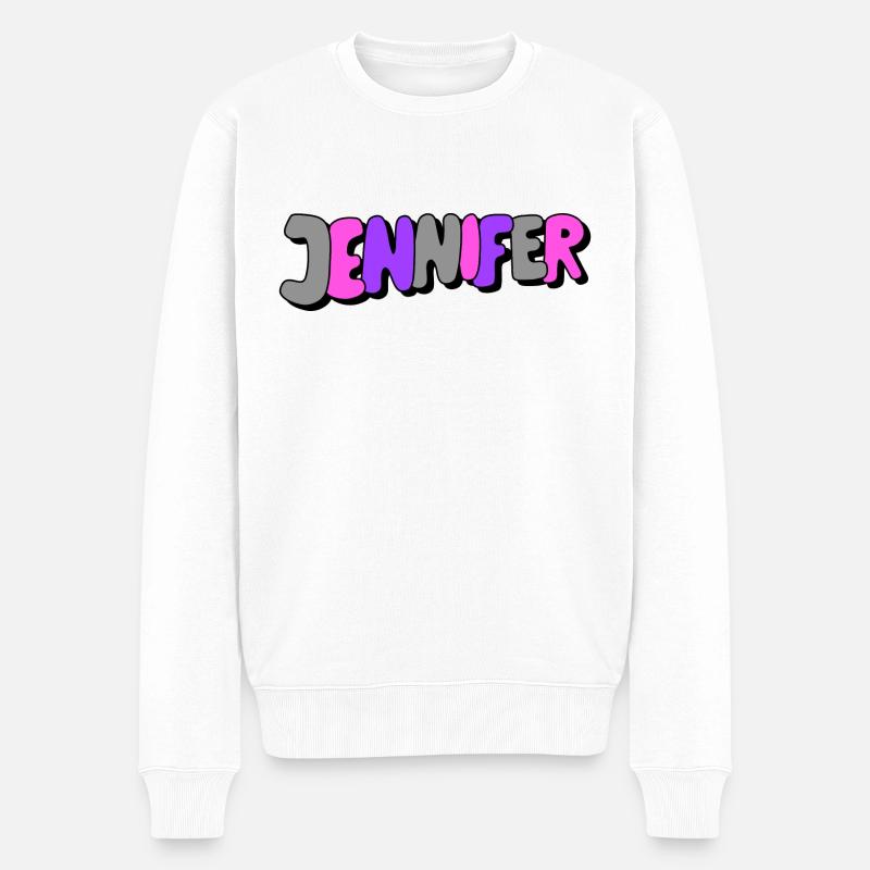 Jennifer - Pull Premium bio Homme - blanc