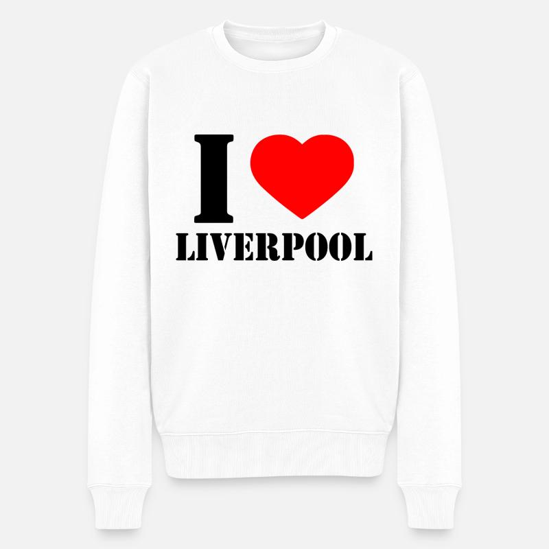 liverpool - Pull Premium bio Homme - blanc