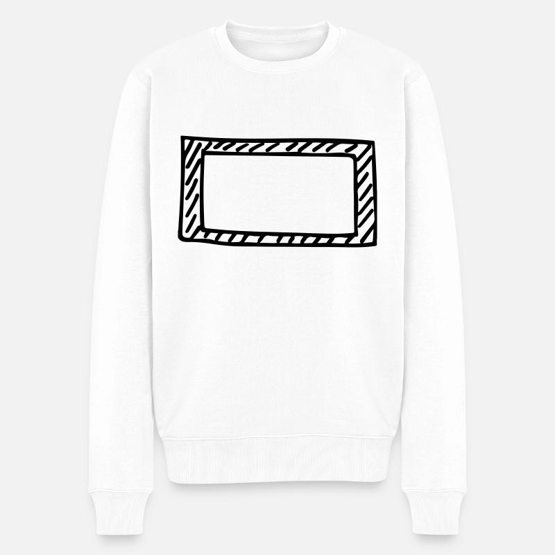 Cadre - Pull Premium bio Homme - blanc