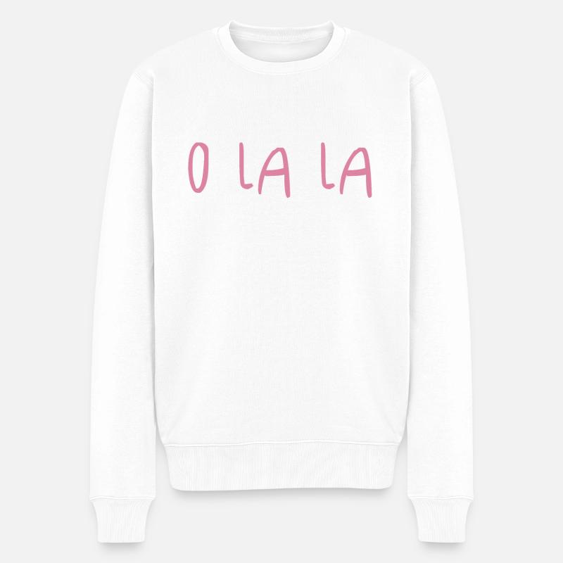 Olala tu as l’air bien - Pull Premium bio Homme - blanc