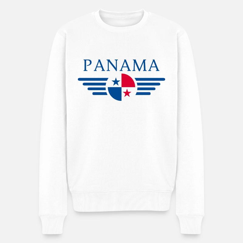 J’adore le Panama - Pull Premium bio Homme - blanc