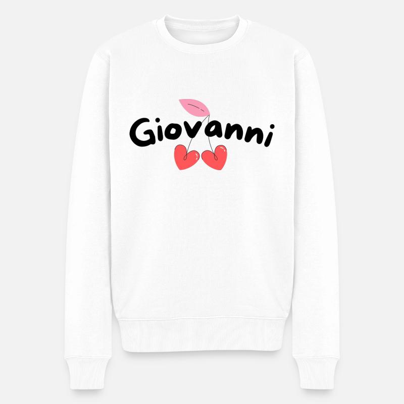 Giovanni - Pull Premium bio Homme - blanc
