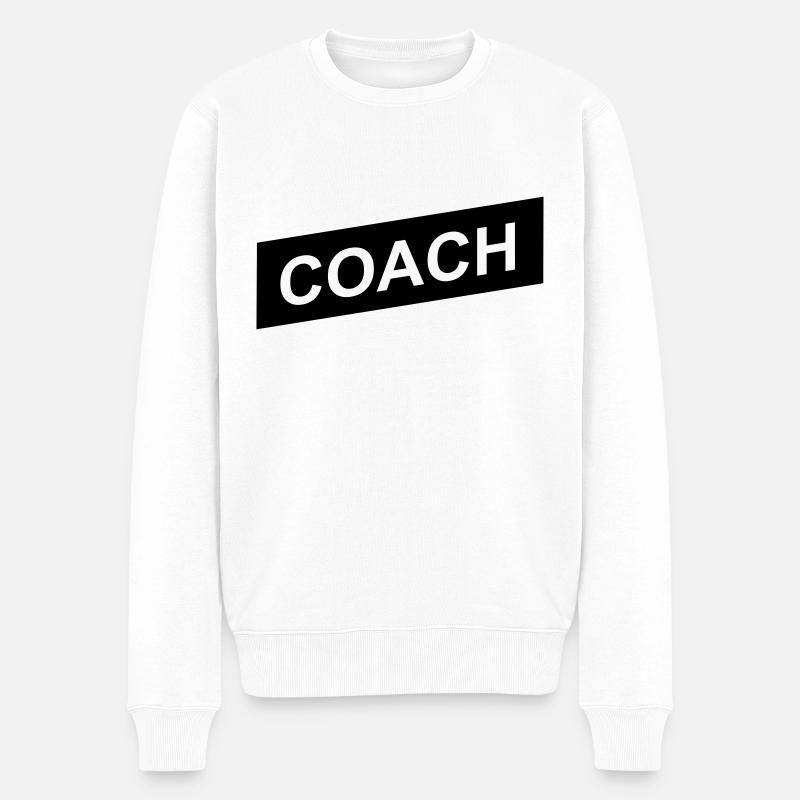 coach black up - Pull Premium bio Homme - blanc