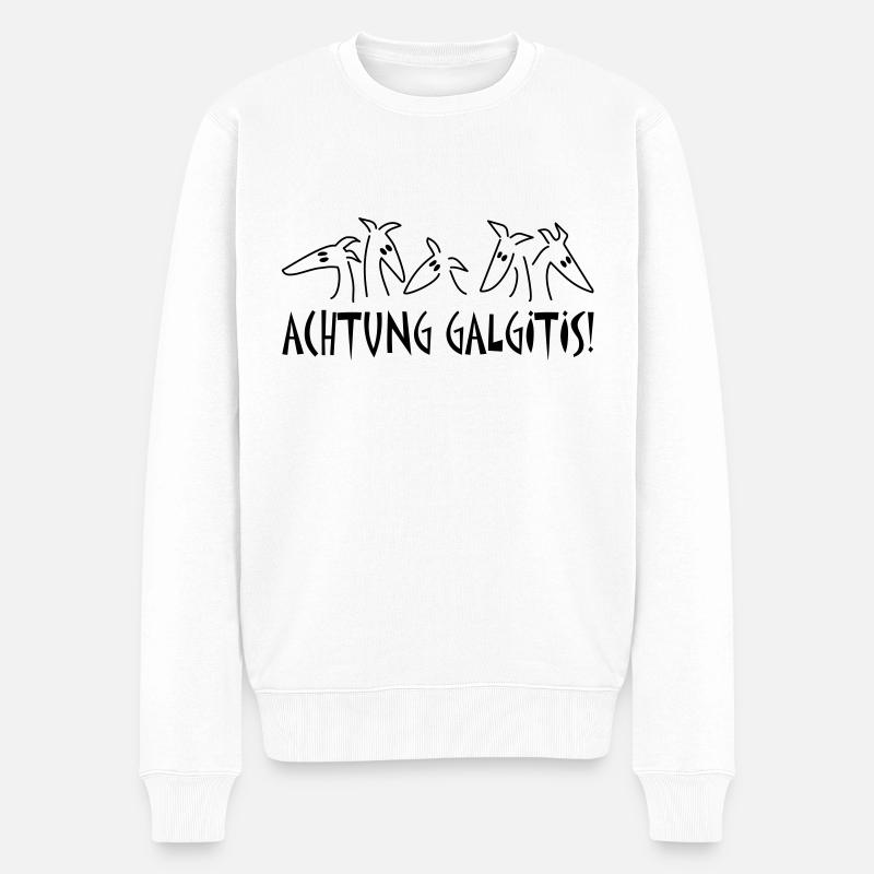 Galgitis - Männer Premium Bio Pullover - Weiß