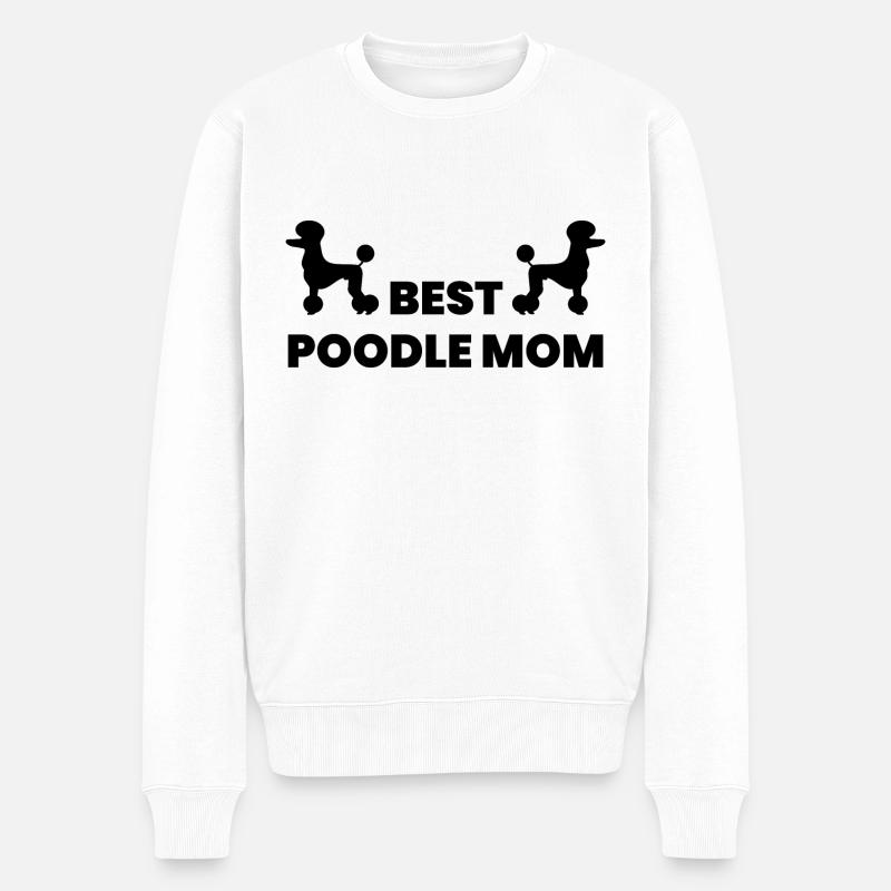 Dog Hund - Männer Premium Bio Pullover - Weiß