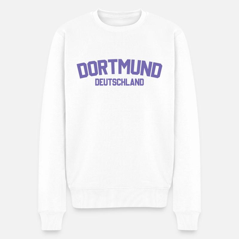 Dortmund - Pull Premium bio Homme - blanc