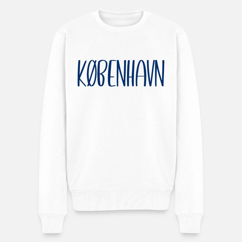 Copenhague - Danemark - Dänemark - Kobenhavn - Pull Premium bio Homme - blanc