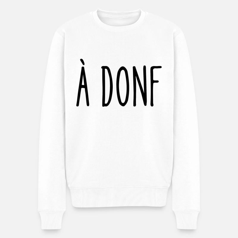 à donf - Pull Premium bio Homme - blanc