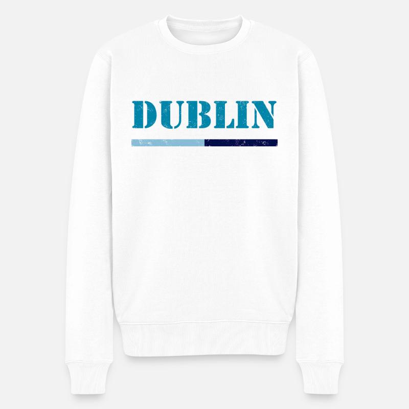 Dublin - Pull Premium bio Homme - blanc