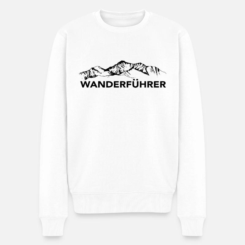 Wanderfuhrer - (7) - Männer Premium Bio Pullover - Weiß