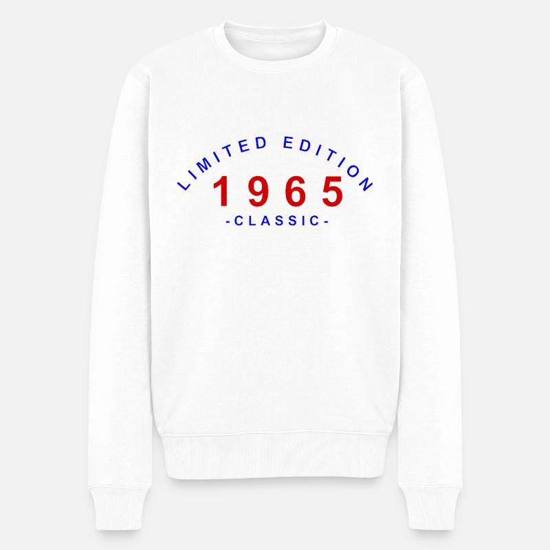 1965, édition limitée - Pull Premium bio Homme - blanc