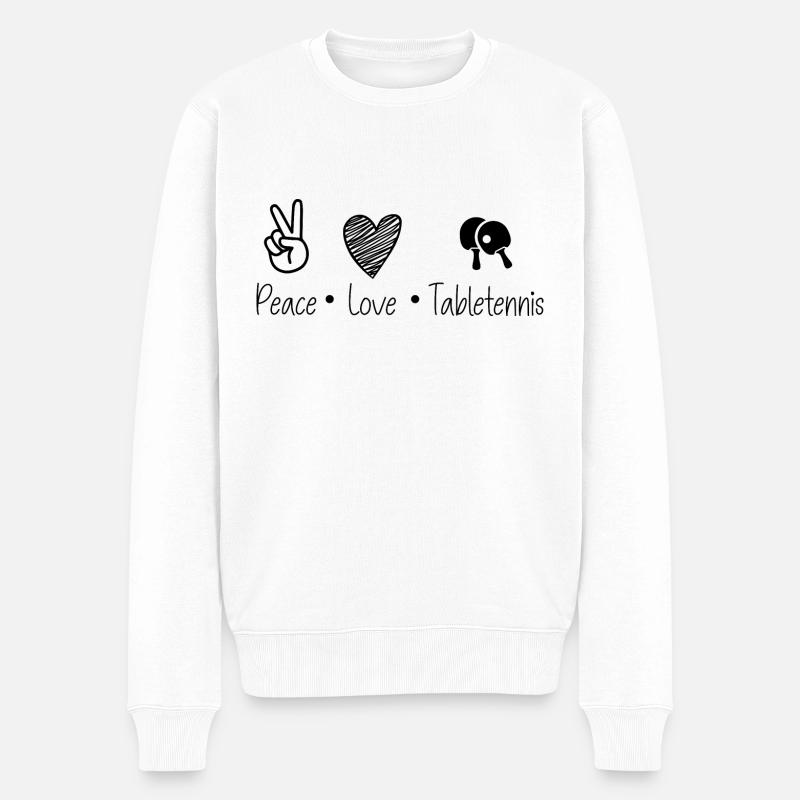 Ping-ping-lt - Pull Premium bio Homme - blanc