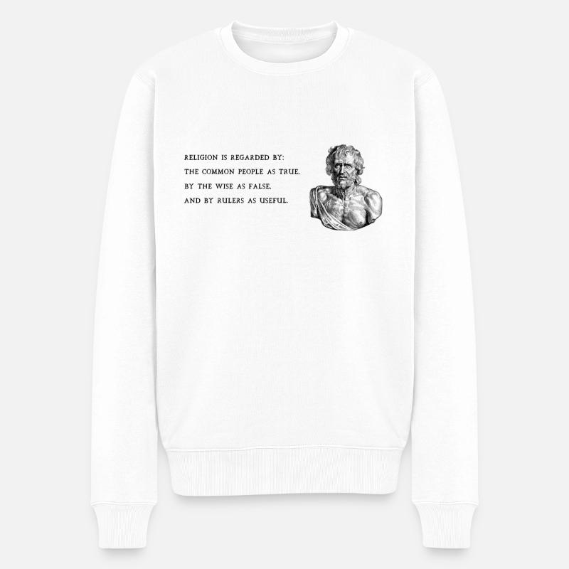 Religion par Sénèque - Pull Premium bio Homme - blanc