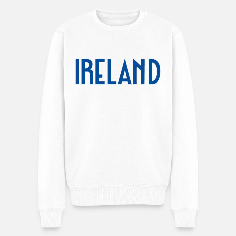 Irlande - Pull Premium bio Homme - blanc
