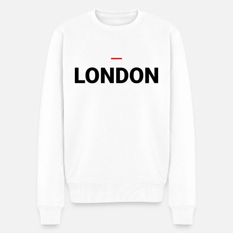 LONDON - Pull Premium bio Homme - blanc