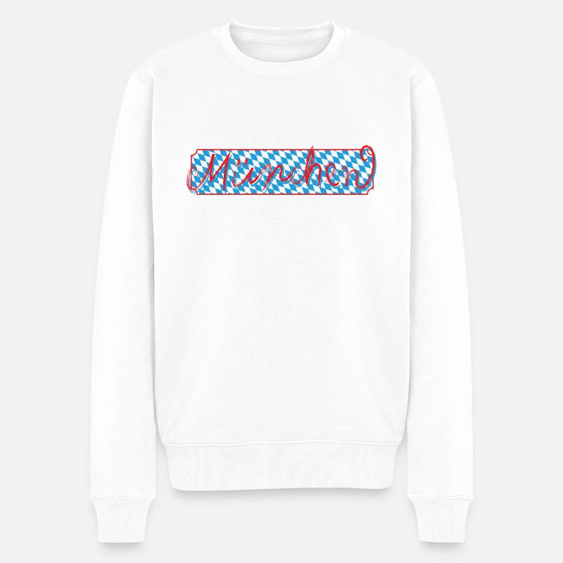 Munich - Pull Premium bio Homme - blanc