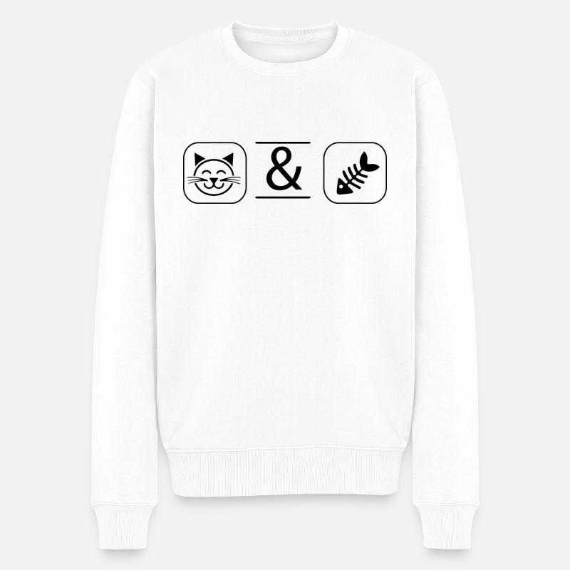 Hund Chien - Pull Premium bio Homme - blanc
