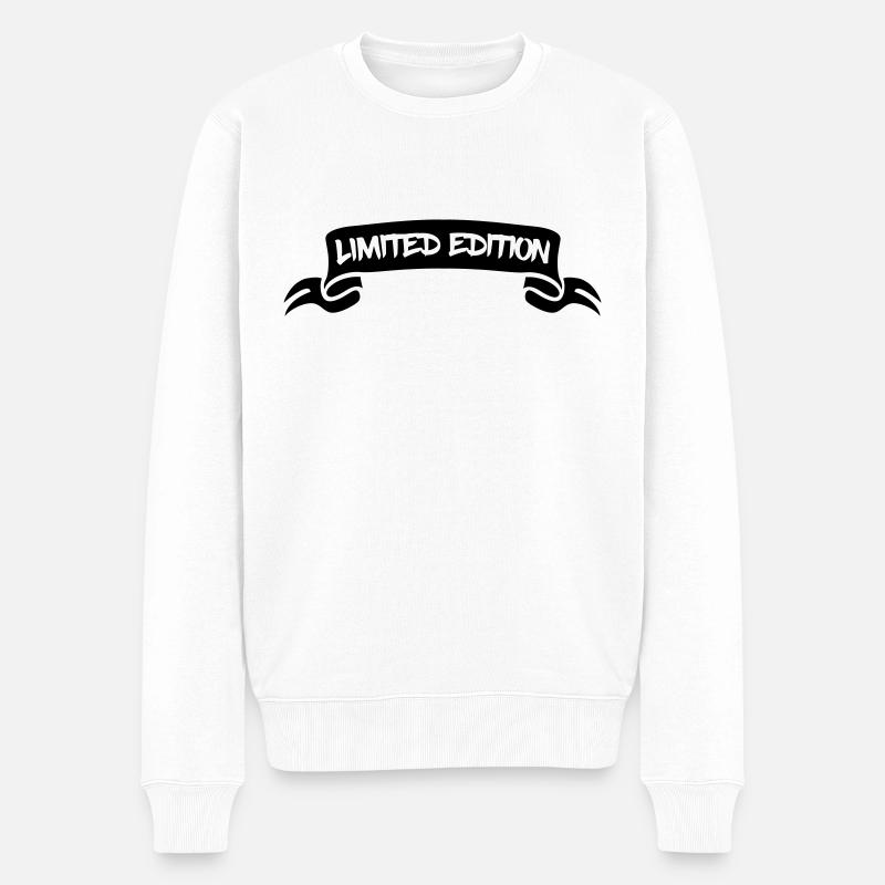 Limited Edition - Men's Premium Organic Jumper - white