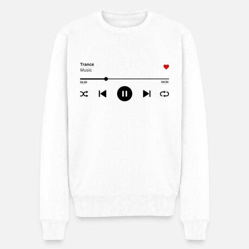 Transe - Pull Premium bio Homme - blanc