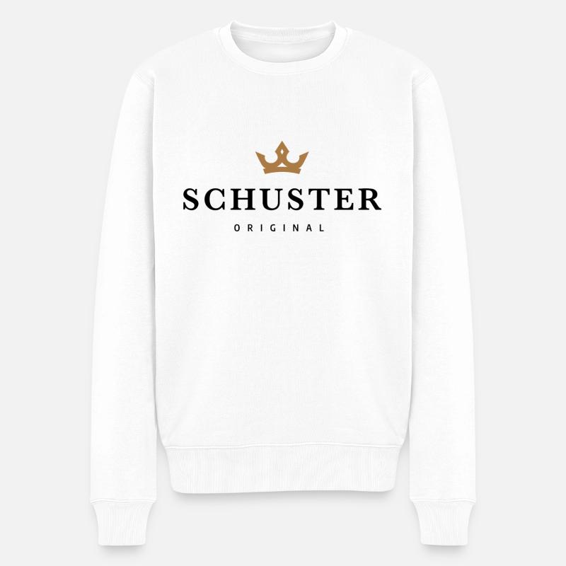 Schuster - Männer Premium Bio Pullover - Weiß