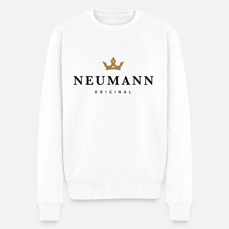 Neumann - Männer Premium Bio Pullover - Weiß