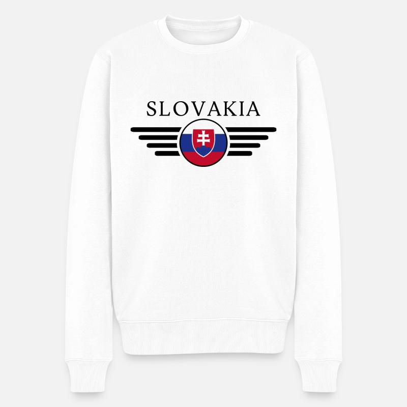 T-shirt de style slovène - Pull Premium bio Homme - blanc