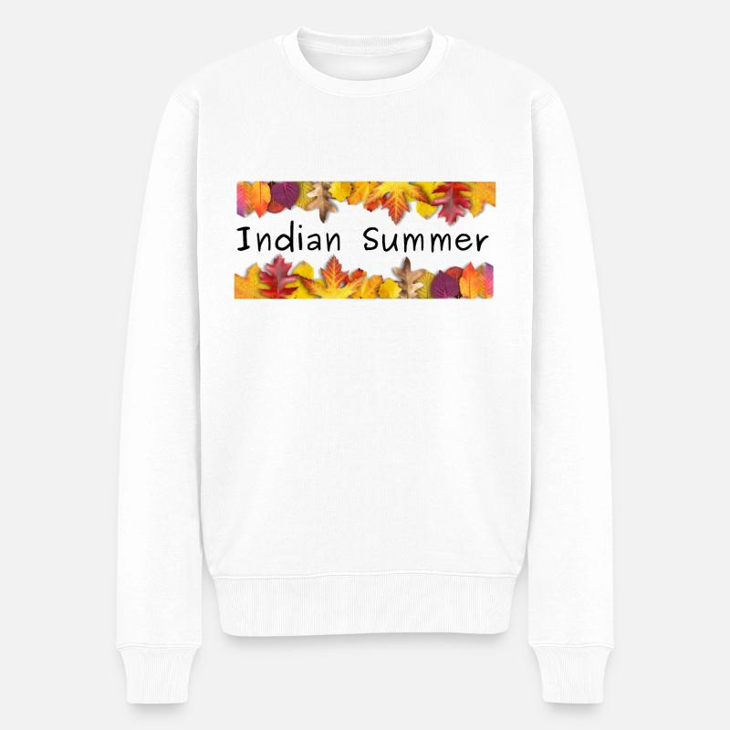 Indien-Été 1 - Pull Premium bio Homme - blanc