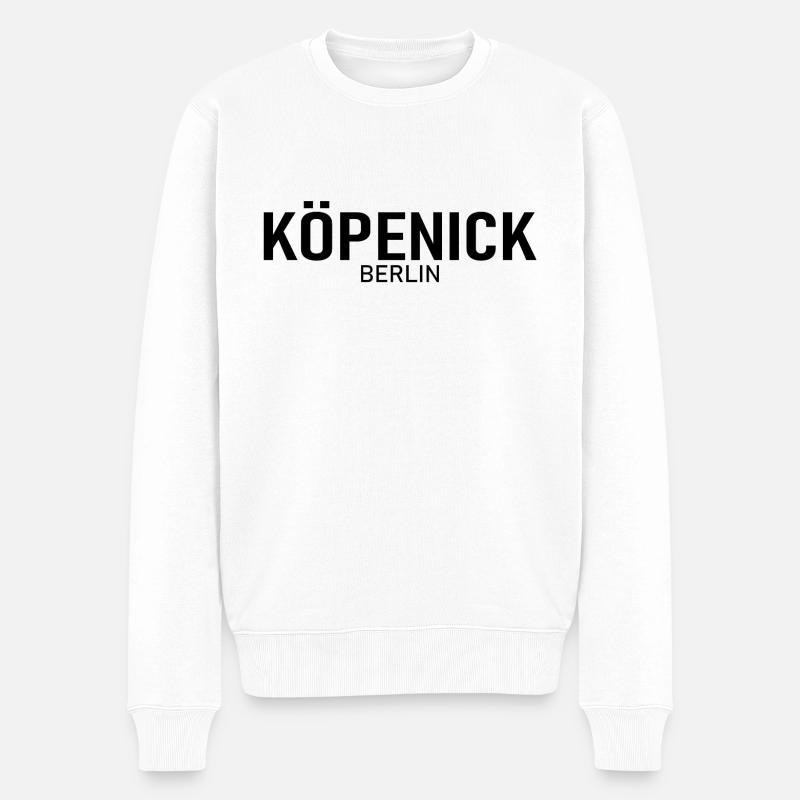 Köpenick - Berlin - Deutschland - Männer Premium Bio Pullover - Weiß